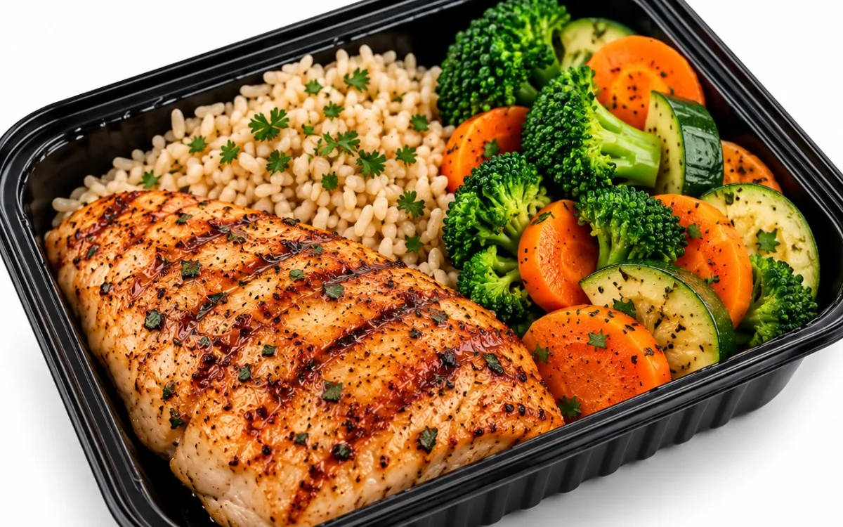 Marmita Fitness de Frango Grelhado